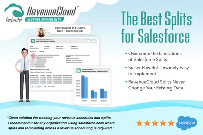 RevenueCloud: Opportunity Splits, Sales Commission, Revenue Schedules — Salesforce plugin