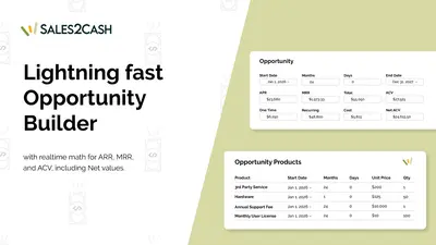 Sales2Cash for Subscription Management & Recurring Revenue with SaaS metrics — Salesforce plugin