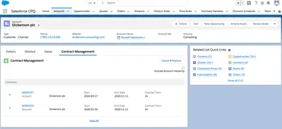Salesforce CPQ - Cancel and Replace — Salesforce plugin