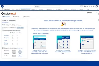 SalesIntel - B2B Data, Sales Intelligence — Salesforce plugin