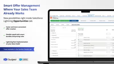 Sculptor CPQ for Salesforce: 100% Native with NON-EXPIRING FREE Trial — Salesforce plugin