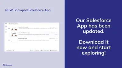 Showpad Enablement Operating System® (eOS) — Salesforce plugin
