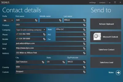 Signus App — Salesforce plugin
