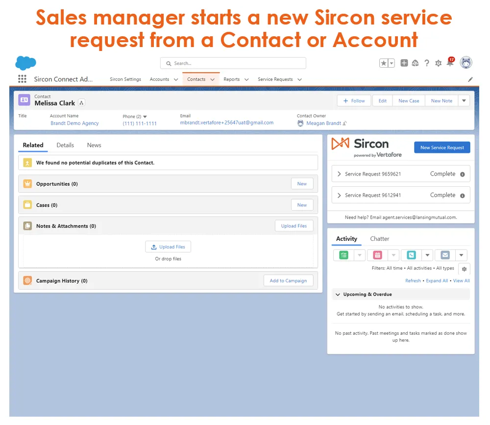 Sircon Connect – Insurance Agent Onboarding & Compliance — screenshot from the Salesforce AppExchange listing