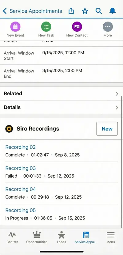 Siro — Salesforce plugin