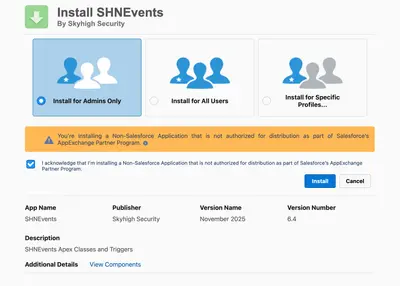 Skyhigh Security for Salesforce - DLP — Salesforce plugin