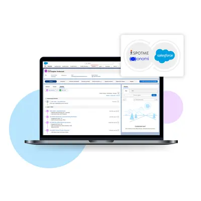 SpotMe & Onomi Sync App for Salesforce — Salesforce plugin