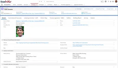 State KnowWho for Salesforce — Salesforce plugin