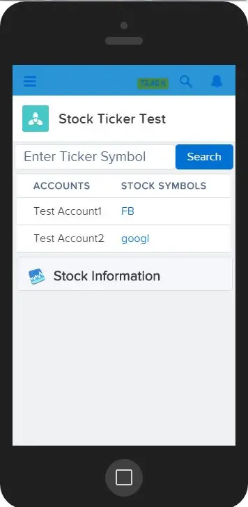 Stocks — Salesforce plugin