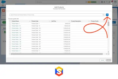 Synebo Advanced Product Selector — Salesforce plugin