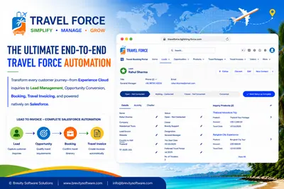 TravelForce - The Smart CRM App for Travel Agencies and Tour Operators — Salesforce plugin