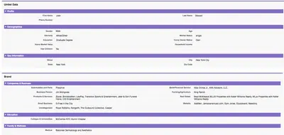 Umbel Data for Business Accounts — Salesforce plugin