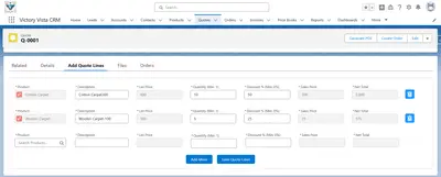 Victory Vista CRM — Salesforce plugin