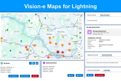 Vision-e: Create Maps for Salesforce Accounts, Leads and Custom Objects. — Salesforce plugin