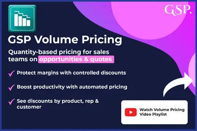 Volume Pricing by GSP — Salesforce plugin