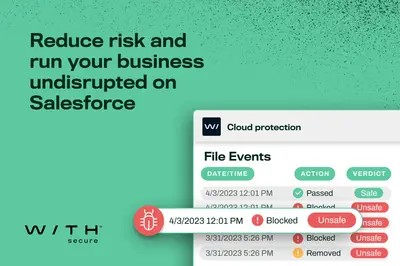 WithSecure Cloud Protection for Salesforce: Malware, Phishing & Identity Protect — Salesforce plugin