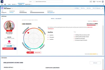 xiQ for Salesforce — Salesforce plugin